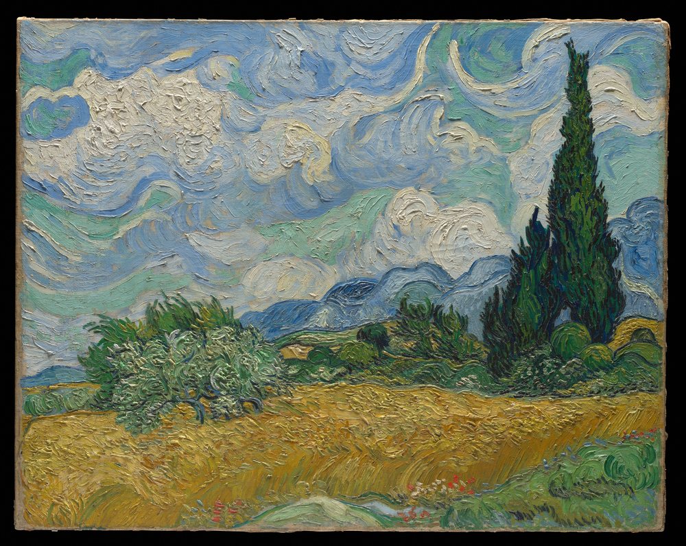 Wheat Field with Cypresses (Vincent van Gogh)